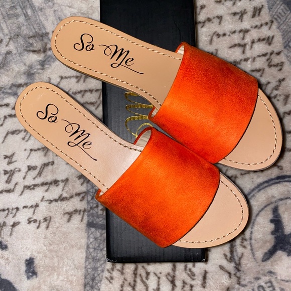 Flat Sandal - Orange - Picture 4 of 7